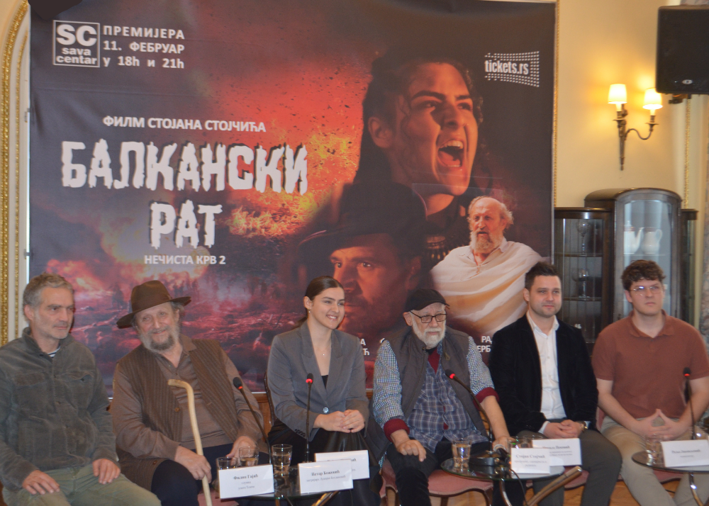 Balkanski rat, film, reditelj, premijera, Sava centar, Petar Božović, Rade Šerbedžija, Bojana Peković, movie, 2025, first media group